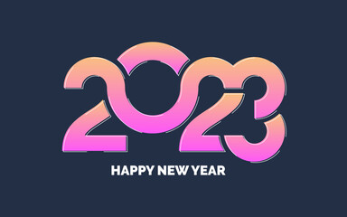 Playful pink logo design for a unique New Year's celebration