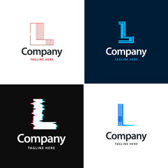 Letter L Big Logo Pack Design Creative Modern logos design for your business