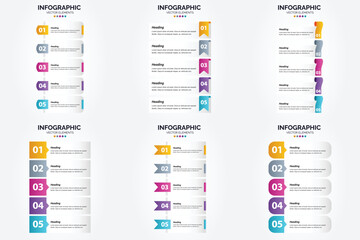This vector infographics set is perfect for advertising in a brochure. flyer. or magazine.