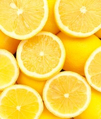 fresh lemon close-up. background with fresh lemon