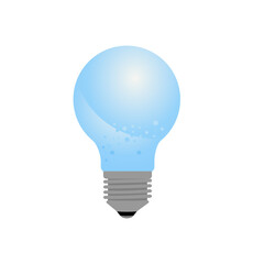  light bulb isolated on white