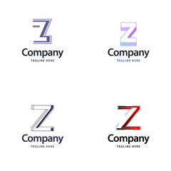 Letter Z Big Logo Pack Design Creative Modern logos design for your business