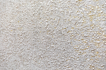 frozen concrete with ice crystals