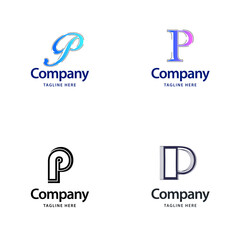Letter P Big Logo Pack Design Creative Modern logos design for your business