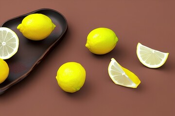lemon and lime - Generative AI