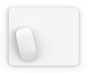 Obraz premium 3d illustration - Rectangle mouse pad
