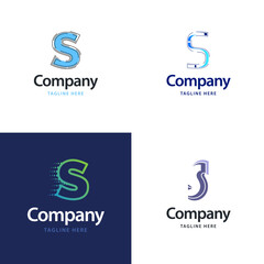 Letter S Big Logo Pack Design Creative Modern logos design for your business