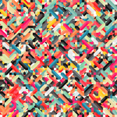 Color Dimonds illusion background abstract illustration