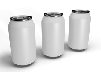 Soda or soft drink can mockup