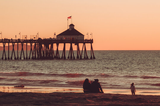 Imperial Beach Pier, San Diego California. 