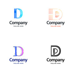 Letter D Big Logo Pack Design Creative Modern logos design for your business
