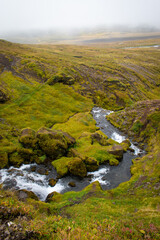 Landscape at Lake Selvallavatn in West Iceland