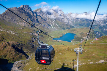 Idyllic landscape of Engelberg village, Obwalden, Swiss Alps, Switzerland © Aide