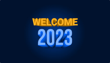 Happy Fatang 2023 banner or flayer, 3D text effect