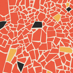 tradicional pattern floor from sao paulo orange 