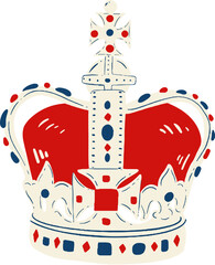 British crown jewel illustration