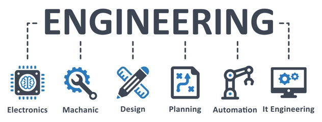 Engineering icon - vector illustration . engineering, electronics, electronic, mechanic, design, planning, automation, it engineering, infographic, template, concept, banner, icon set, icons .