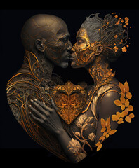 Valentine's day Card Art