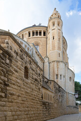 Fototapeta na wymiar Dormition Abbey church. Jerusalem.