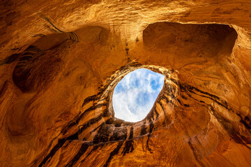 Wildhorse Window arch near Goblin Valley State Park