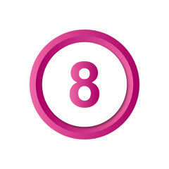 Number icon vector illustration. Infographic number icon vector. number icon vecto