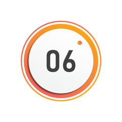 Number icon vector illustration. Infographic number icon vector. number icon vecto