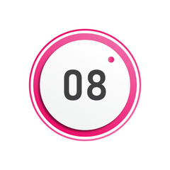Number icon vector illustration. Infographic number icon vector. number icon vecto