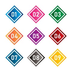 Number icon vector illustration. Infographic number icon vector. number icon vecto