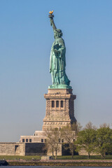 Fototapeta premium The Statue of Liberty (La Liberté éclairant le monde), Liberty Island, New York City, United States.