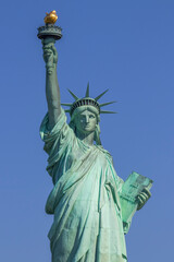 Fototapeta premium The Statue of Liberty (La Liberté éclairant le monde), Liberty Island, New York City, United States.