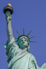 Fototapeta premium The Statue of Liberty (La Liberté éclairant le monde), Liberty Island, New York City, United States.