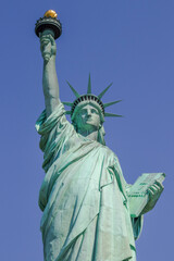 Fototapeta premium The Statue of Liberty (La Liberté éclairant le monde), Liberty Island, New York City, United States.