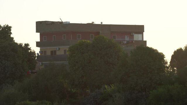 Village Buildings in Edfu, Upper Egypt