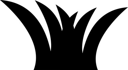 Grass Icon Symbol. Premium Quality Isolated Sedge Element In Trendy Style..eps