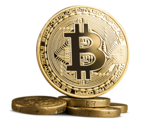 Gold Bitcoin and stack coins