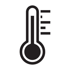 Hot, temperature, thermometer icon