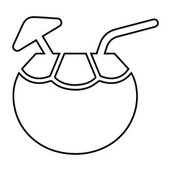 Hotel, ocean, party icon