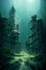old city underwater