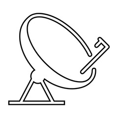 Travel, antenna, dish icon