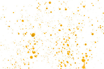 shiny yellow brush isolated on transparent background yellow watercolor png