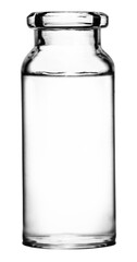 Cosmetic or medical glass bottle with liquid