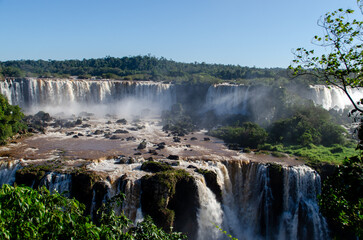 waterfall in iguazu park