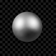 Silver ball ornament