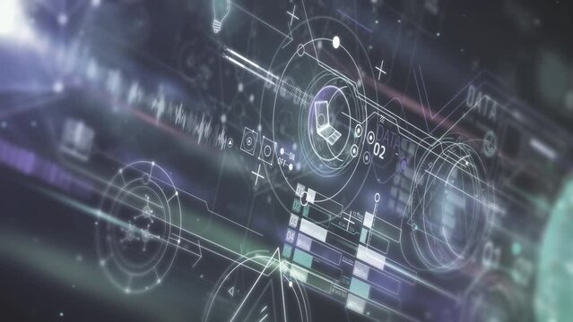 Virtual three-dimensional digital space of big data.