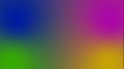 Gradient background with four colors yellow, cyan, green and  blue. smooth gradation. suitable for backgrounds, web design, banners, illustrations and others.