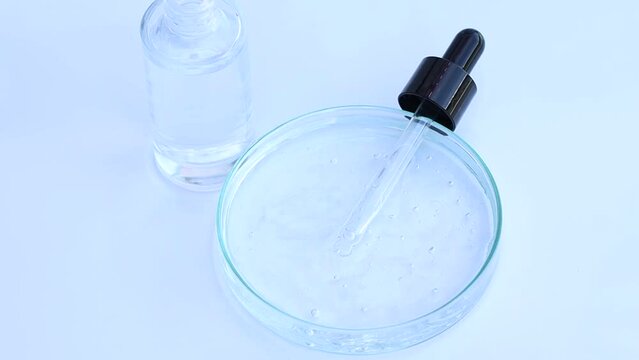 white liquid or raw material for skin care product, Serum products or natural chemical