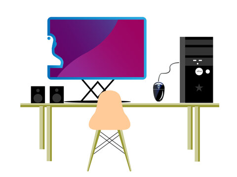Computer Screen Vector Art, Icons, and Graphics for Free Download,
 Desktop pc vector vectors hi-res stock photography 
and images illustrations Monitor and Desktop.