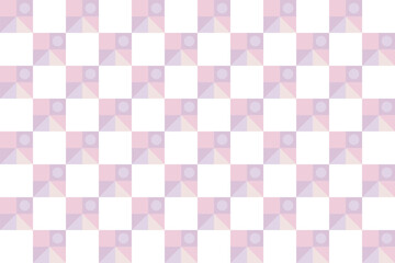 Checker Pattern Art Prints is surrounded on all four sides by a checker of a different colour.