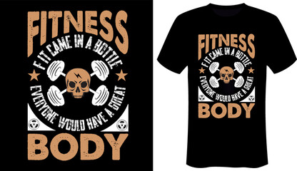 Gym-Fitness T-shirt Design