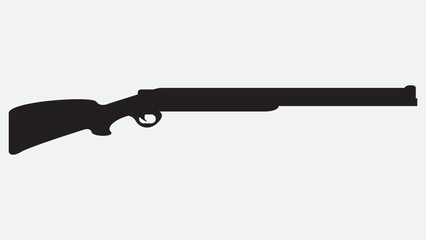 black and white pistol